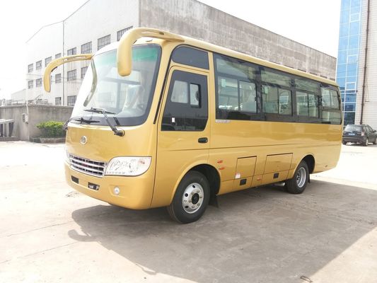 Trung Quốc 3.9L Cummins Engine 20 Seater Minibus / Xe buýt nội thành hai cửa hành khách gấp nhà cung cấp