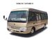 Luxury 23 Seater Coach Mudan Tourist Mini Bus 3.8L MD6701Cummins engine nhà cung cấp